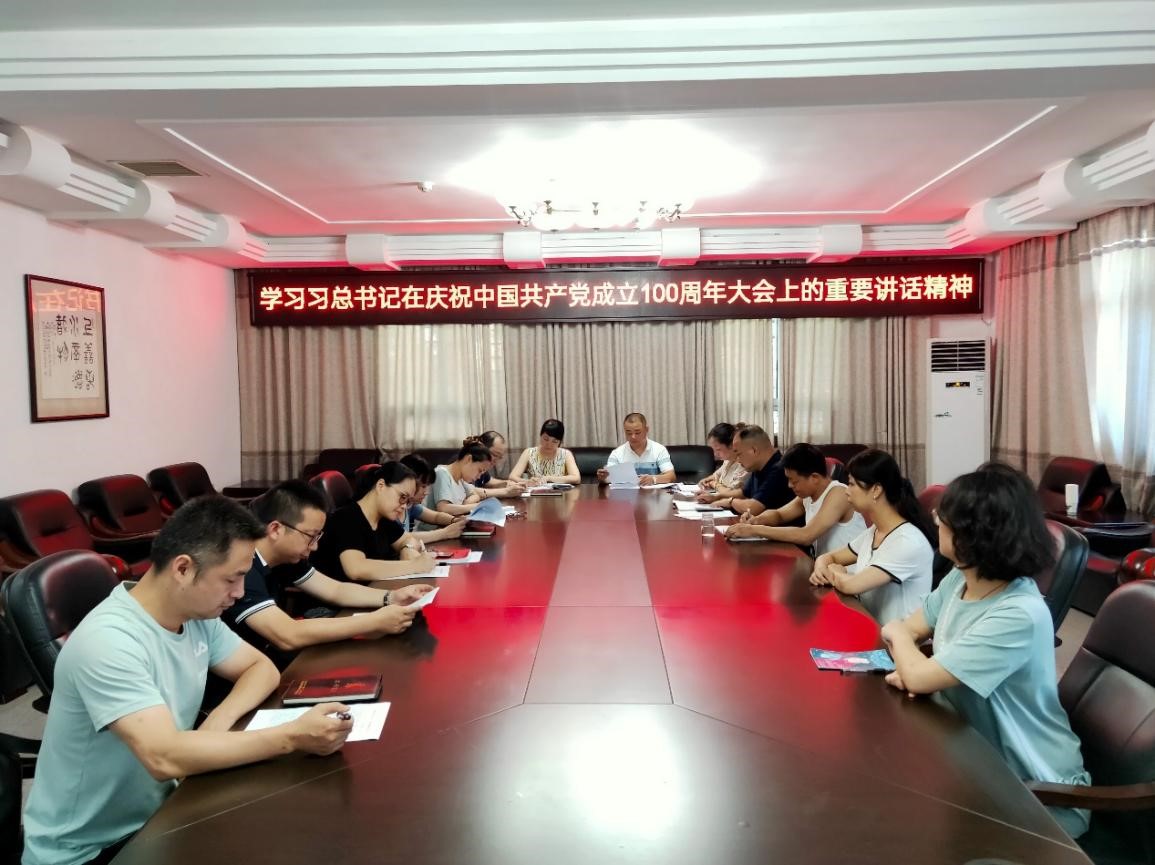 衡阳市博物馆党支部召开学习习总书记在庆祝中国共产党成立100周年大会上的重要讲话精神